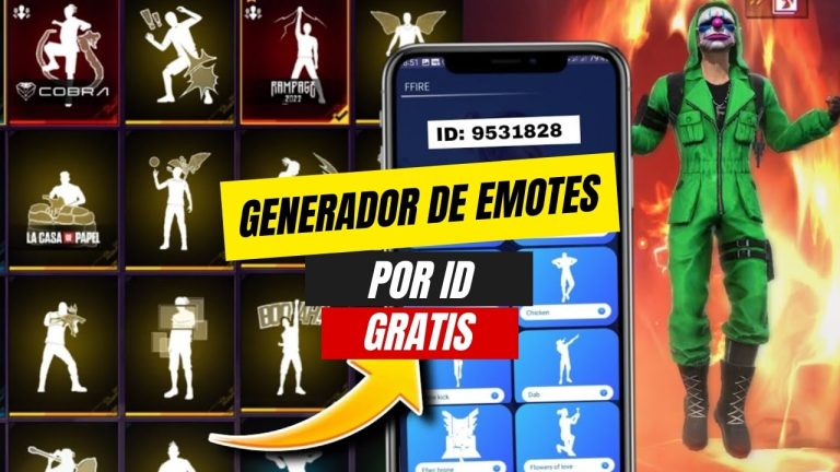 generador de emotes para free fire por id