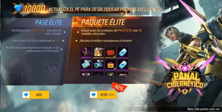 cual es el contenido del pase elite de free fire descubre todos los detalles aqui