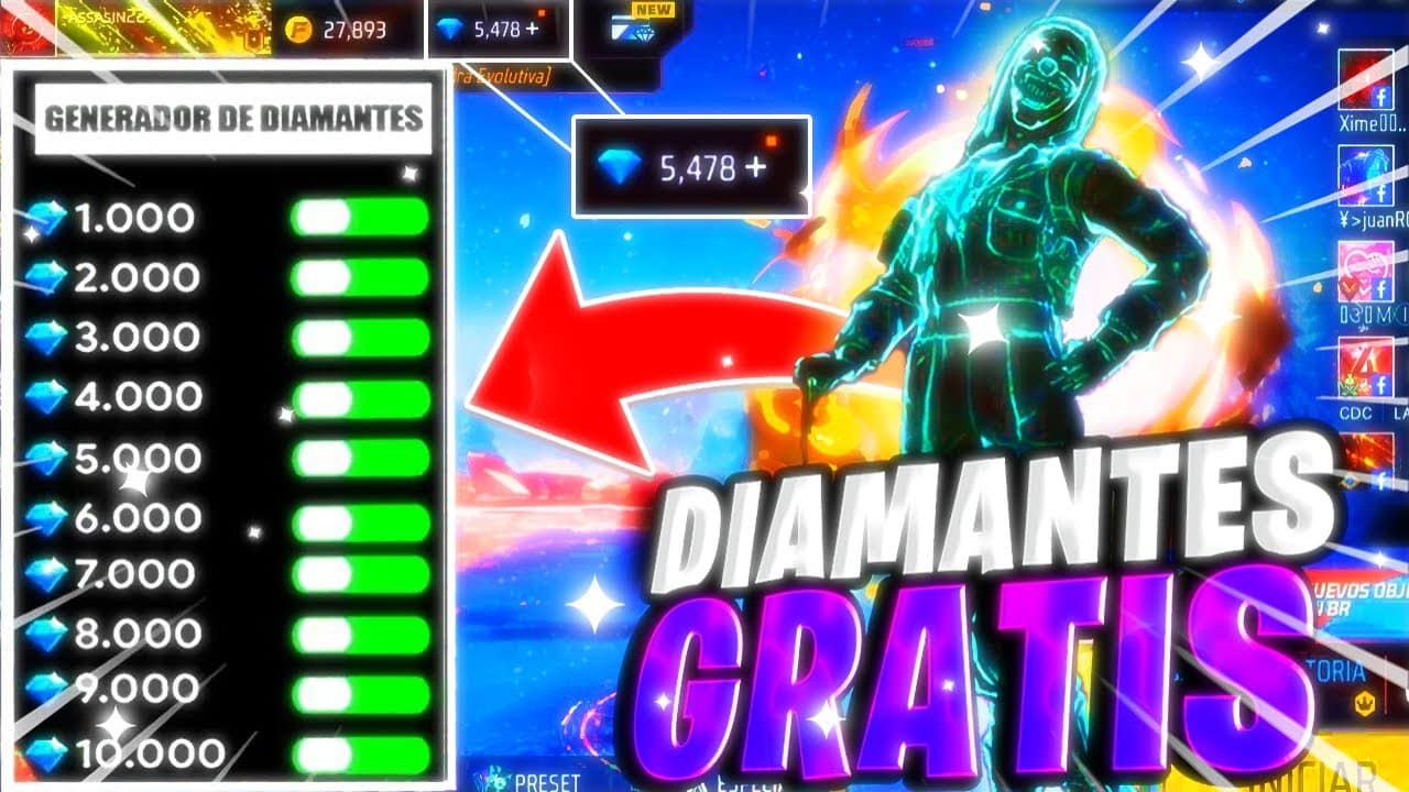 descubre como puedes obtener diamantes gratis en free fire facilmente