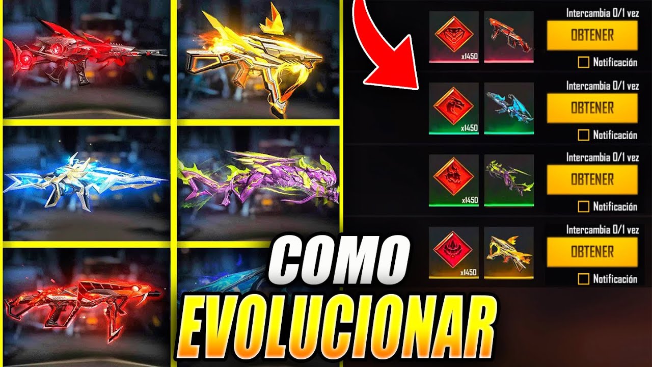 donde puedo encontrar un generador de armas evolutivas para free fire guia completa